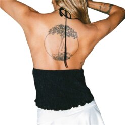 Bandage Tanks Halter Vest Crop Tops TOPS