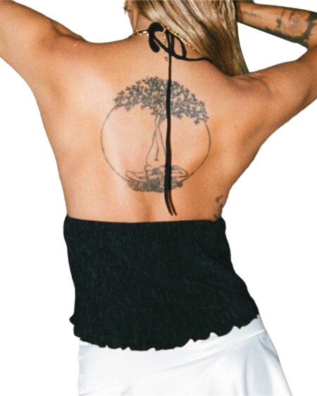 Bandage Tanks Halter Vest Crop Tops TOPS