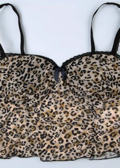 Leopard Print Crop Top ACCESSORIES