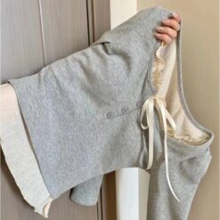 Coquette Bow T-shirts Round Neck Tops Crop Tops Knits TOPS