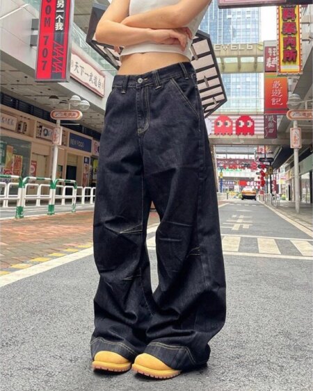 Oversized High Street Baggy Jeans BOTTOMS Pants & Jeans