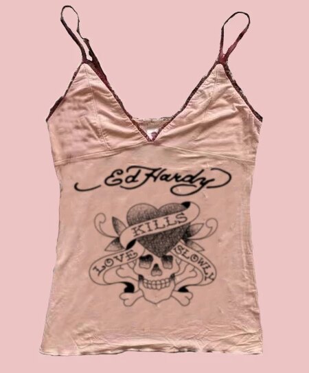 Skull Lace top Crop Girls Crop Tops TOPS