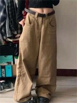Vintage Brown Cargo Jeans BOTTOMS Pants & Jeans
