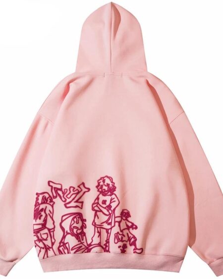 Anime Hooded Hoodies & Sweatshirts Outerwear