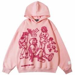 Anime Hooded Hoodies & Sweatshirts Outerwear