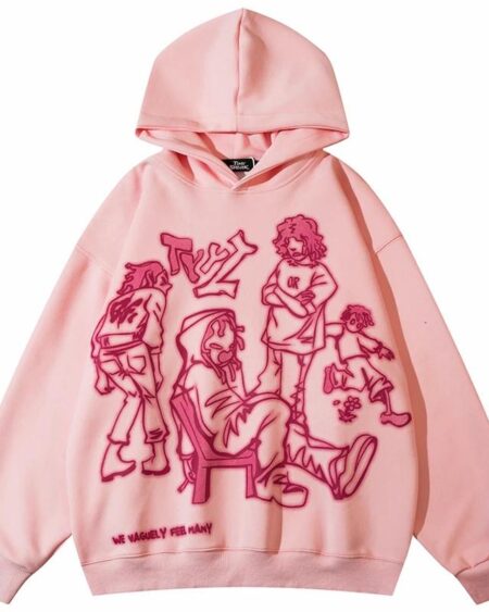 Anime Hooded Hoodies & Sweatshirts Outerwear