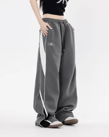 Gorpcore Wide Leg Sports Pants BOTTOMS Pants & Jeans