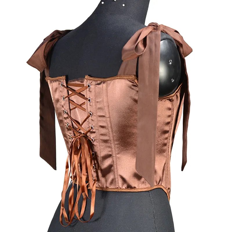 Corset Crop Vest Top Cropped