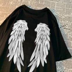 Angel Wings Personality Pattern T-shirt T-Shirts TOPS
