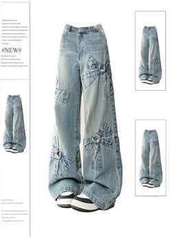 bow jeans