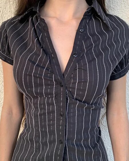 Striped Blouse Blouses & Shirts TOPS 
