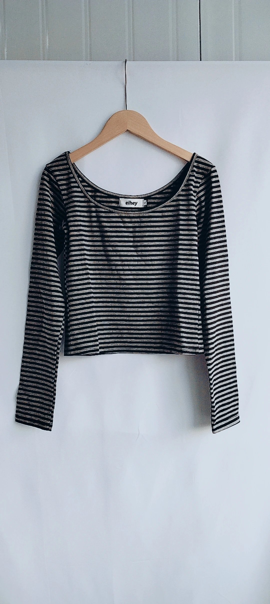 Stripes Versatile Slim Fit Long Sleeved top