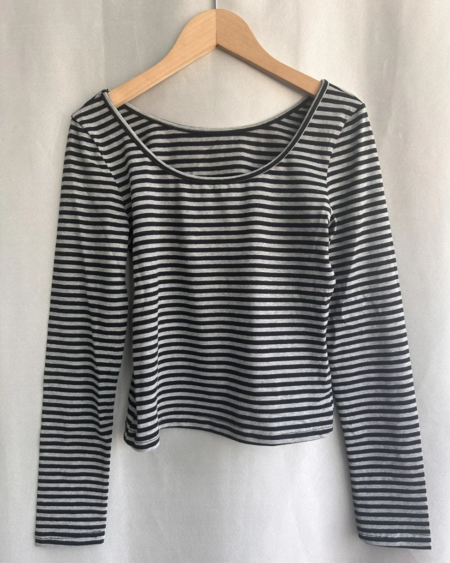 Stripes Versatile Long Sleeved top Blouses & Shirts T-Shirts TOPS 