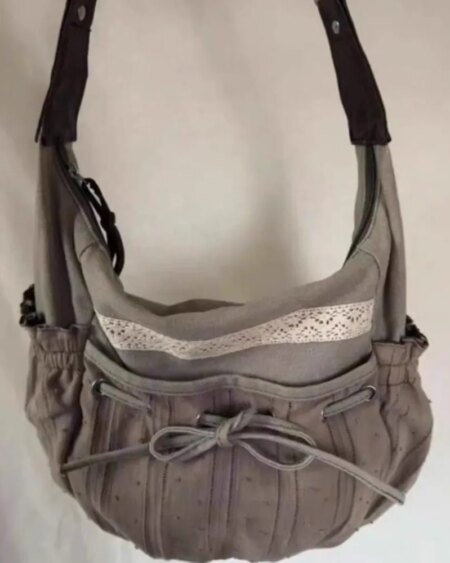 Cool Bow Canvas Shoulder Bags BAGS ACCESSORIES 