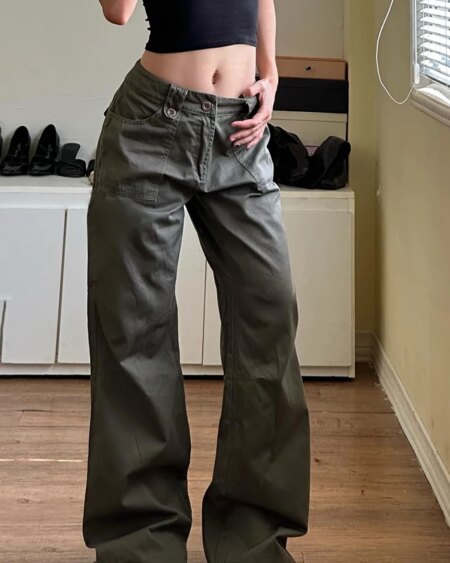 Cargo Pants Low Waisted 90s Jeans BOTTOMS Pants & Jeans 