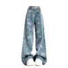 Butterfly Aesthetic Wide Leg Jeans BOTTOMS Pants & Jeans