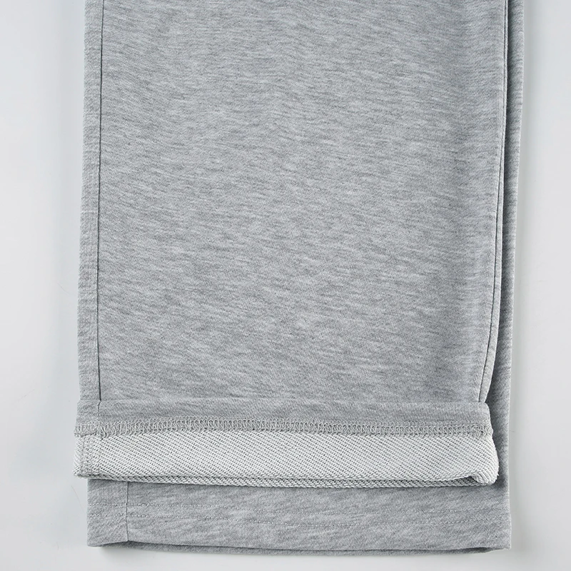 Gray Mid-rise Sweatpants