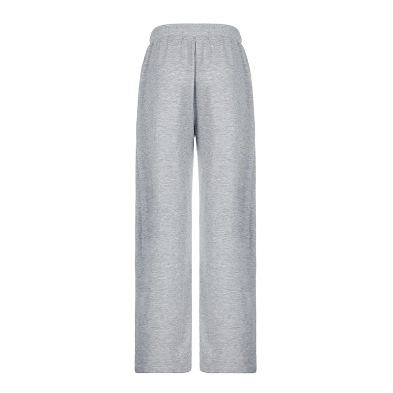 Gray Mid-rise Sweatpants