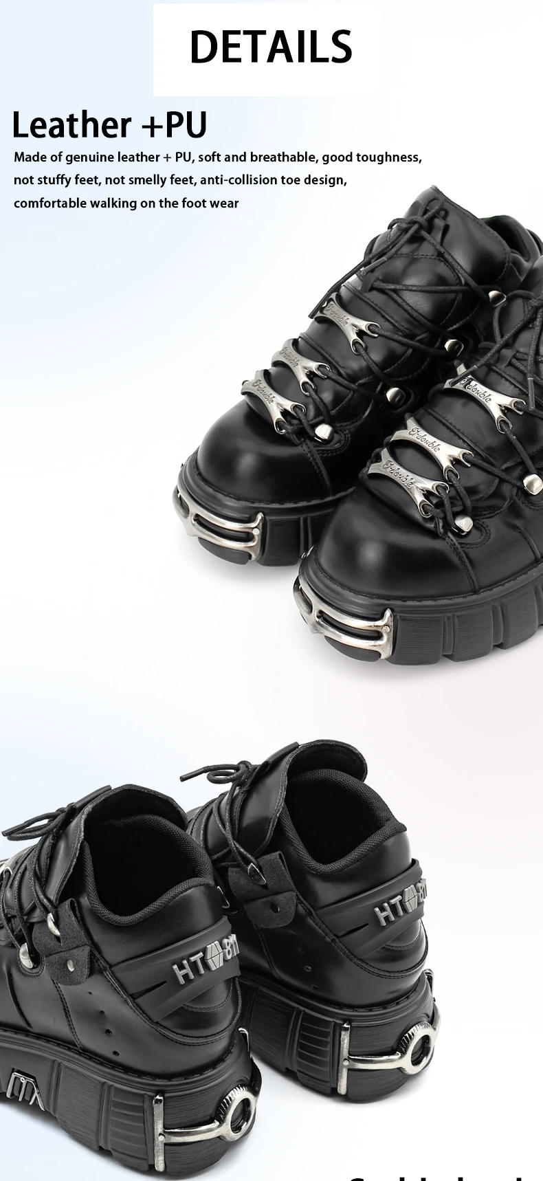 Metal Punk Boots