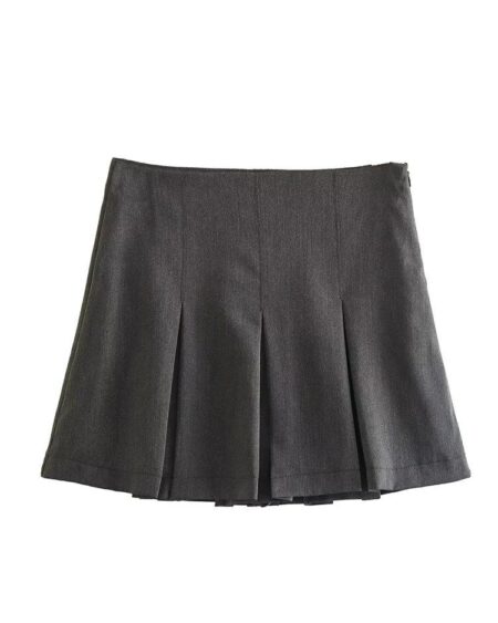 Ruffles Pleated mini Skirt BOTTOMS Skirts 