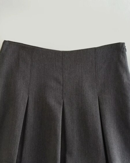 Ruffles Pleated mini Skirt BOTTOMS Skirts 