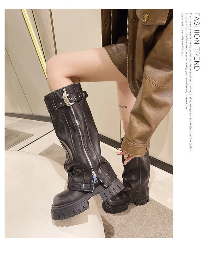 Forbidden Girlfriend Chunky Boots