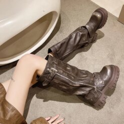 Forbidden Girlfriend Chunky Boots Shoes 