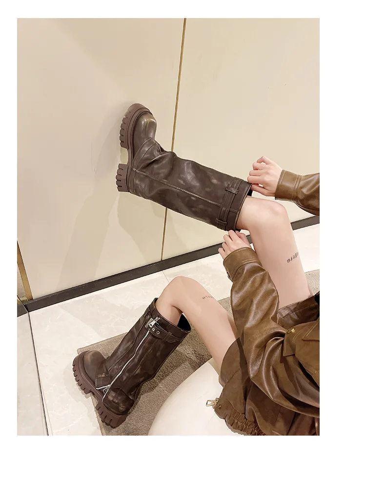 Forbidden Girlfriend Chunky Boots