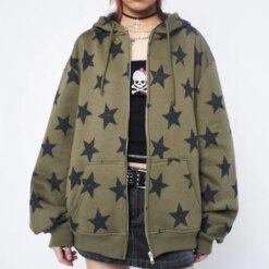 Vintage Star Oversized Sweatshirt Hoodies & Sweatshirts Outerwear 