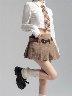 Sweet Dress Code Pleated Skirt BOTTOMS Skirts 