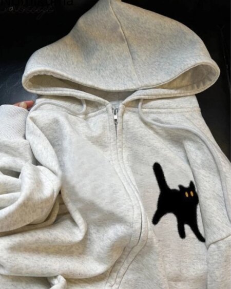 Korean Oversized Hoodie Hoodies & Sweatshirts Outerwear 