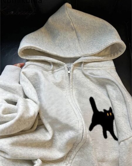 Korean Oversized Hoodie Hoodies & Sweatshirts Outerwear