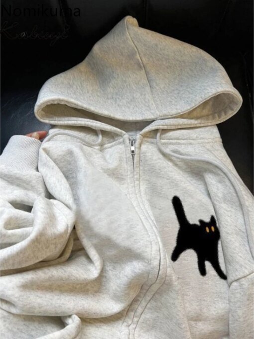 Korean Oversized Hoodie Hoodies & Sweatshirts Outerwear