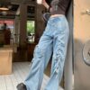 Bow Cargo Baggy Jeans BOTTOMS Pants & Jeans 