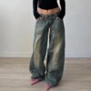 90s Baggy Distressed Jeans BOTTOMS Pants & Jeans 