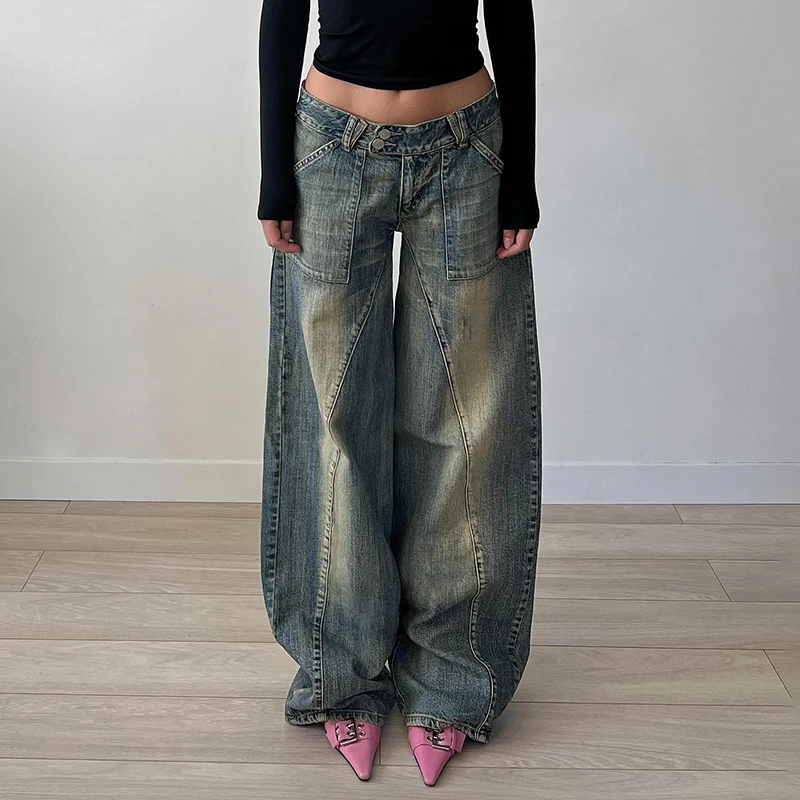 90s Baggy Distressed Jeans