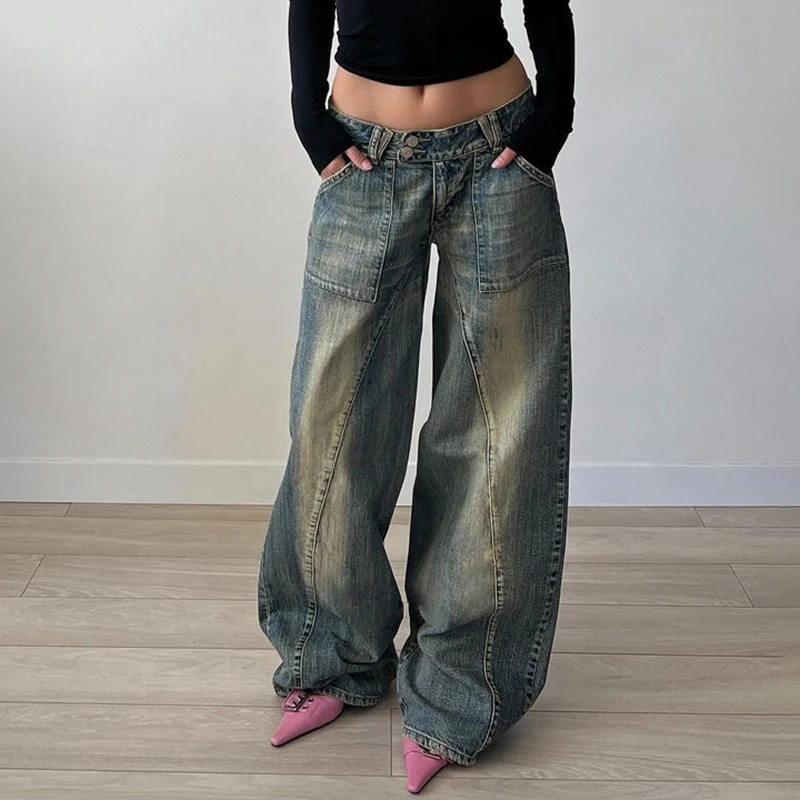 90s Baggy Distressed Jeans