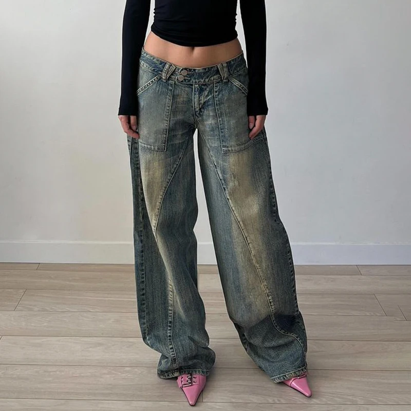 90s Baggy Distressed Jeans