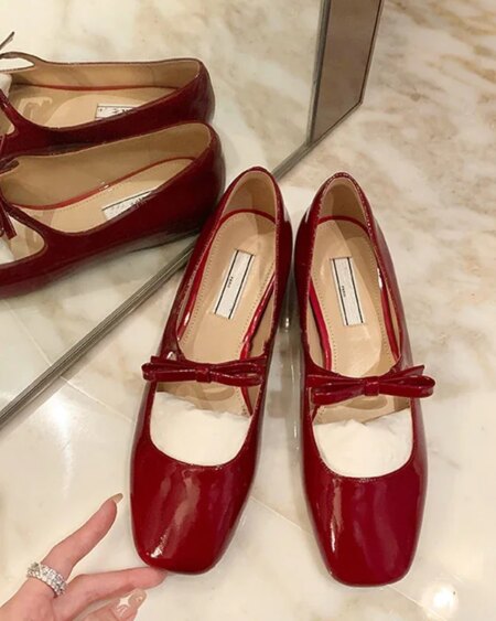 Bowknot Mary Jane Shoes Shoes 