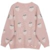 Peach Graphic Knit Cardigan cardigans Outerwear 