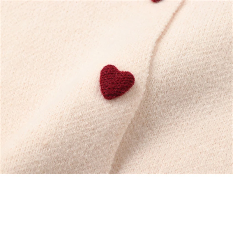 doll collar red sweater