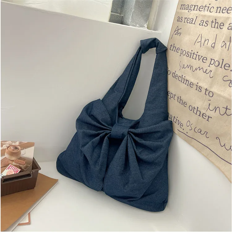 Large Capacity Bow Shoulder Bags