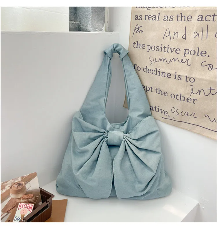 Large Capacity Bow Shoulder Bags