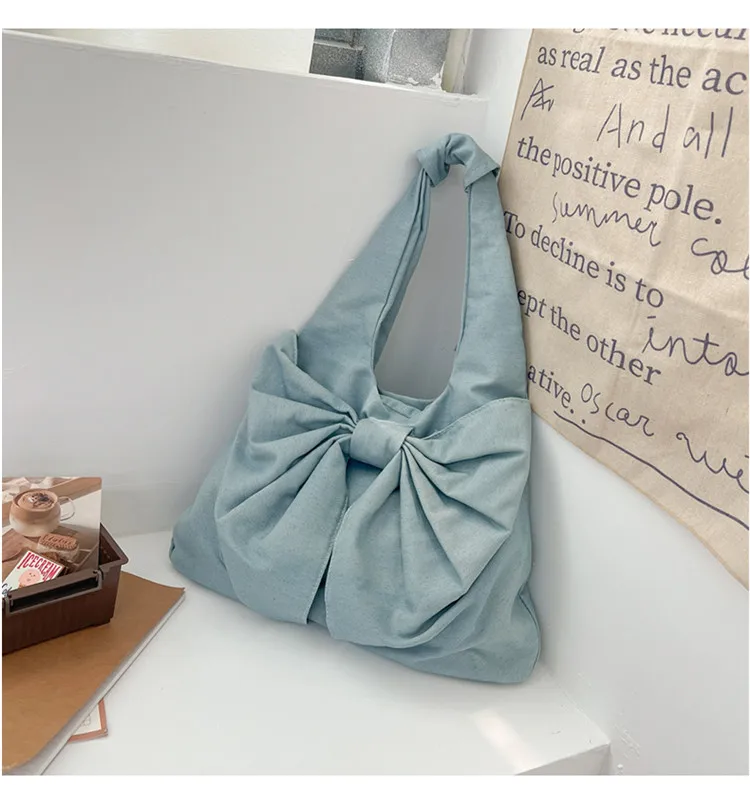 Large Capacity Bow Shoulder Bags