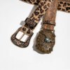 Leopard Carved Gemstone Buckle Leopard Carved Gemstone Buckle BELTS ACCESSORIES
