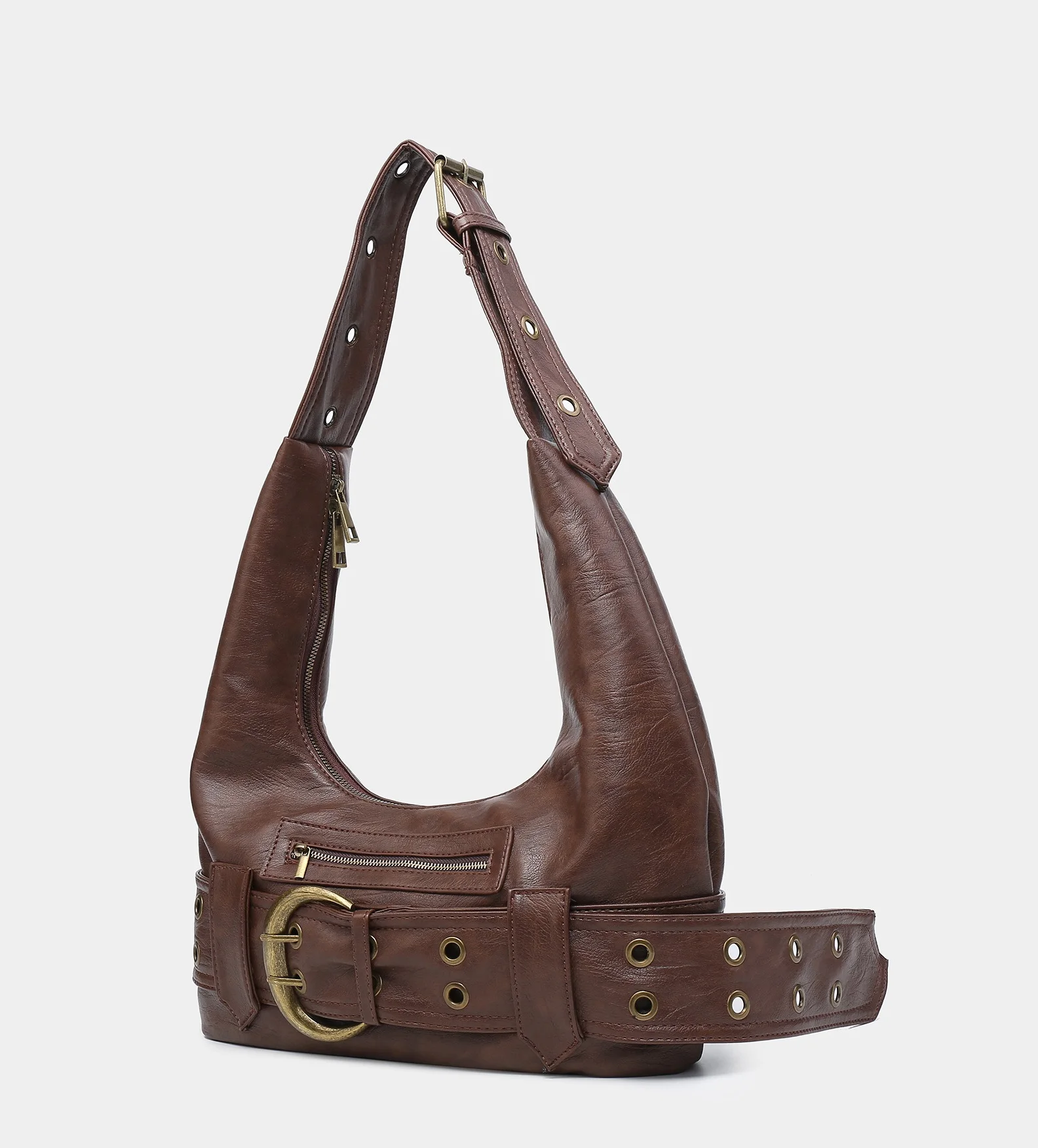 Belt buckle Multiple Pockets shoulder bags Belt buckle Multiple Pockets shoulder bags