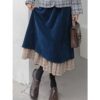 Fashionable Retro Corduroy Skirt Cherryourshop