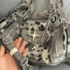 Leopard Print Subculture Crossbody Bag Cherryourshop