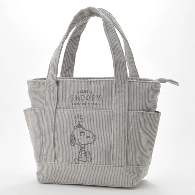 Snoopy Corduroy Tote Bag Snoopy Corduroy Tote Bag