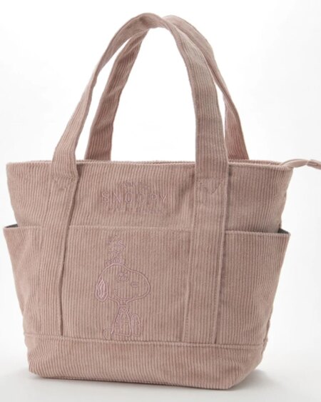 Snoopy Corduroy Tote Bag BAGS ACCESSORIES 
